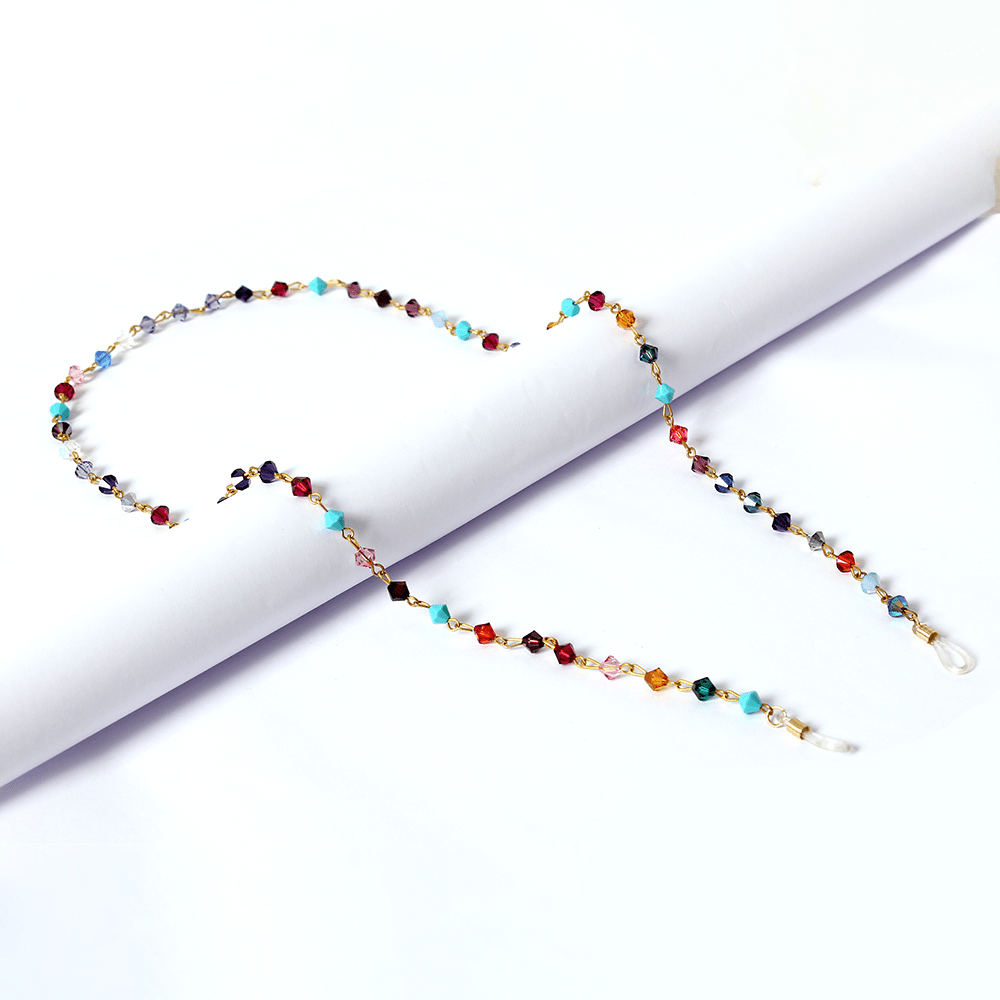 Artisan Sunglasses & Eyewear Chain with Premium Crystals - Gio Mia by Feray