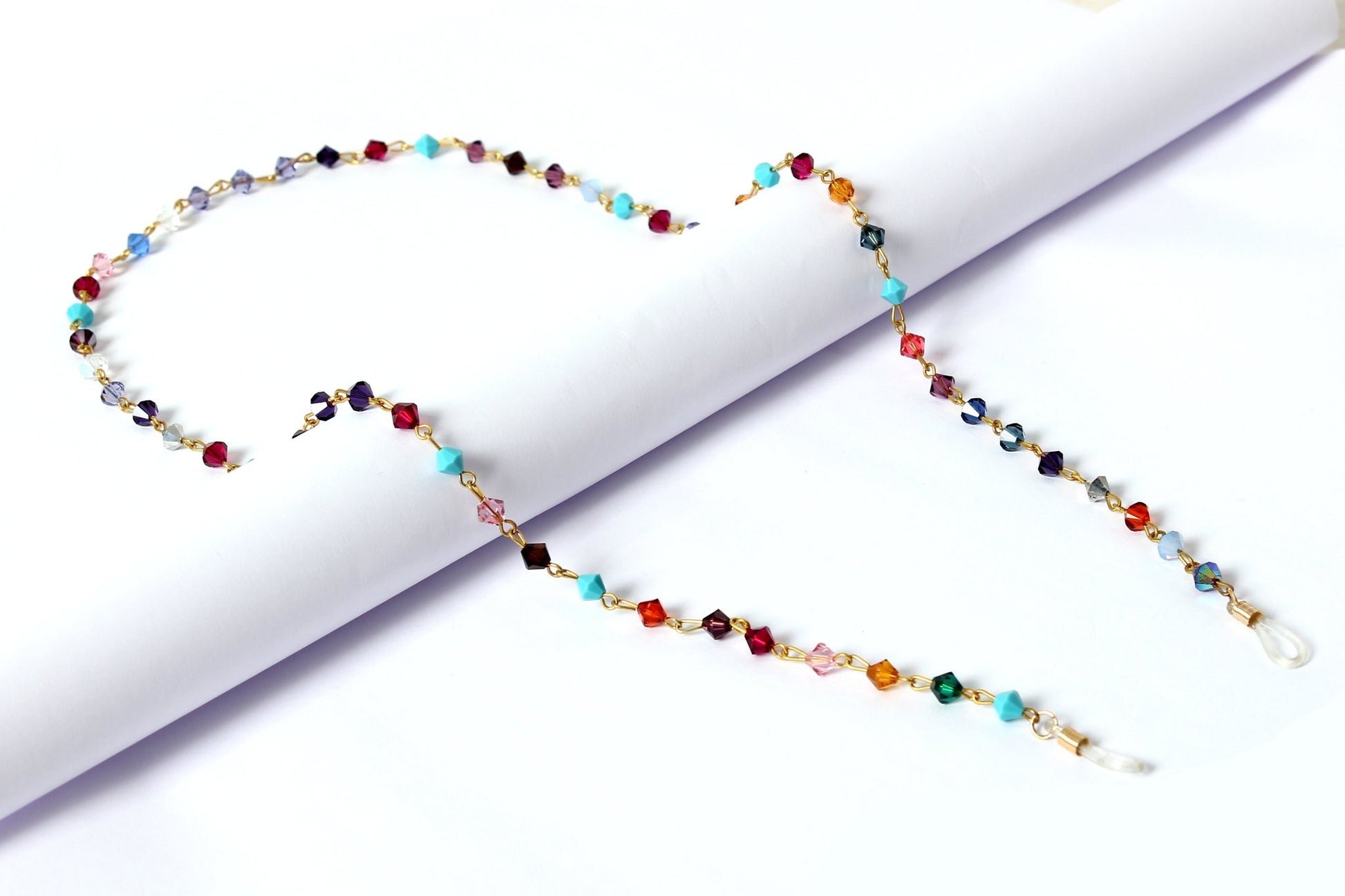 Artisan Sunglasses & Eyewear Chain with Premium Crystals - Gio Mia by Feray