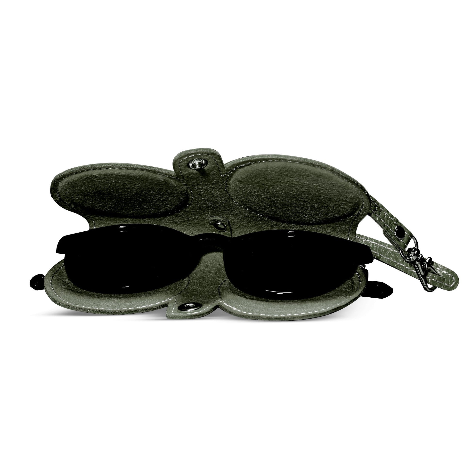 Eyewear Case Green Genujine Letter - Gio Mia by Feray