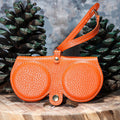 Genuine Leather Eyewear Case Orange - Gio Mia by Feray