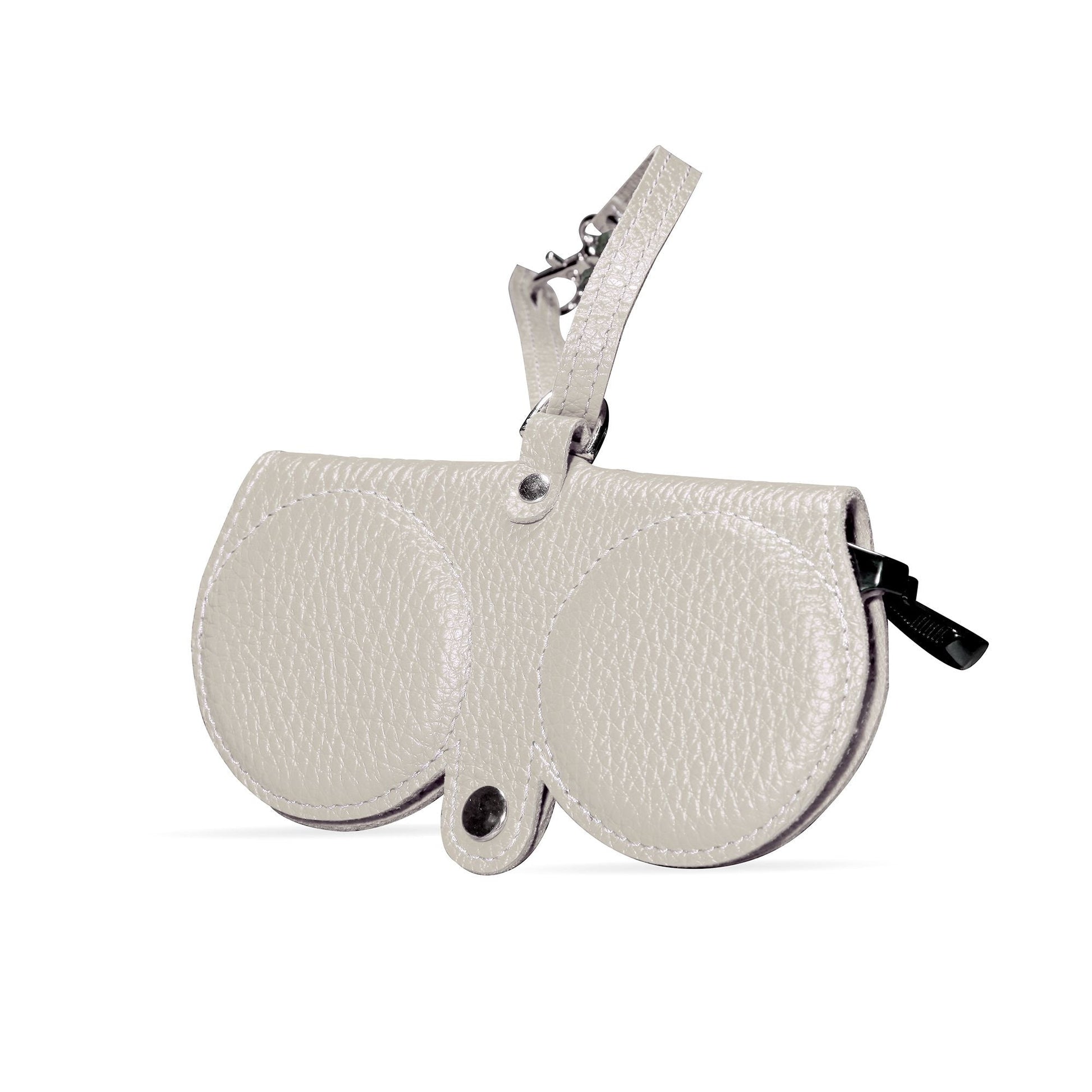 Genuine Leather Eyewear Case White - Gio Mia by Feray