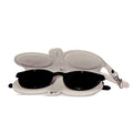 Genuine Leather Eyewear Case White - Gio Mia by Feray