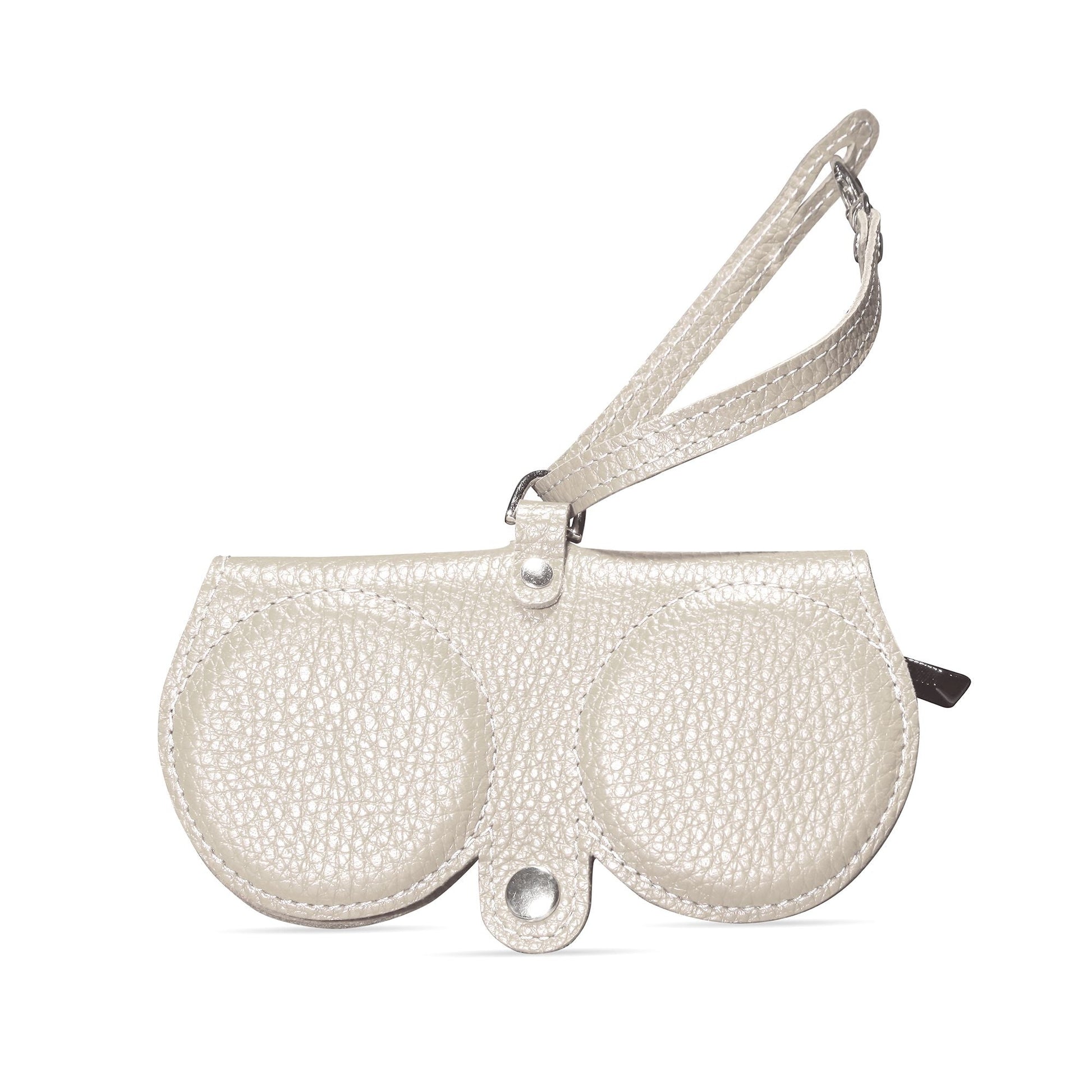 Genuine Leather Eyewear Case White - Gio Mia by Feray