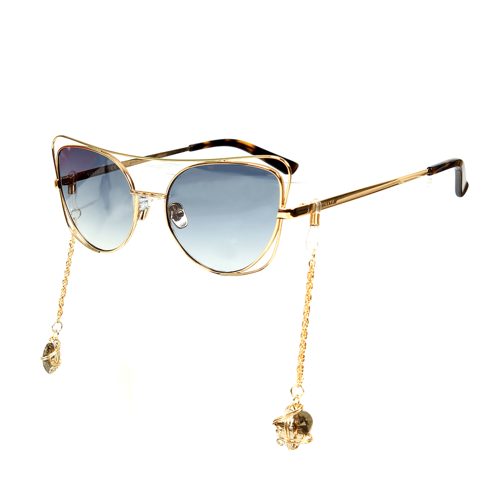 Handmade Eyewear Earrings with Premium Crystal - Gio Mia by Feray
