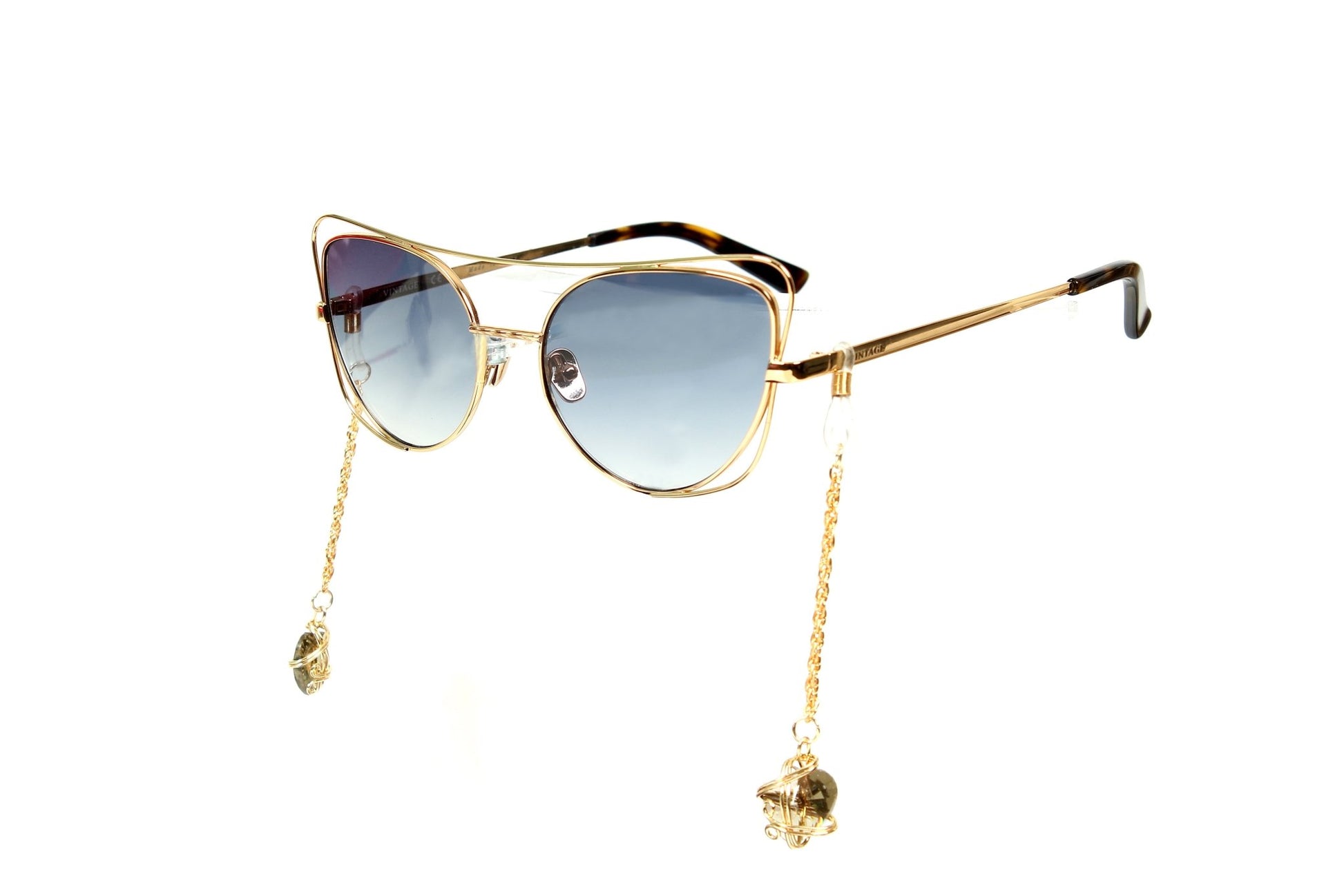 Handmade Eyewear Earrings with Premium Crystal - Gio Mia by Feray