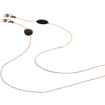 Sunglasses & Eyewear Metal Chain Wth Natural Stone