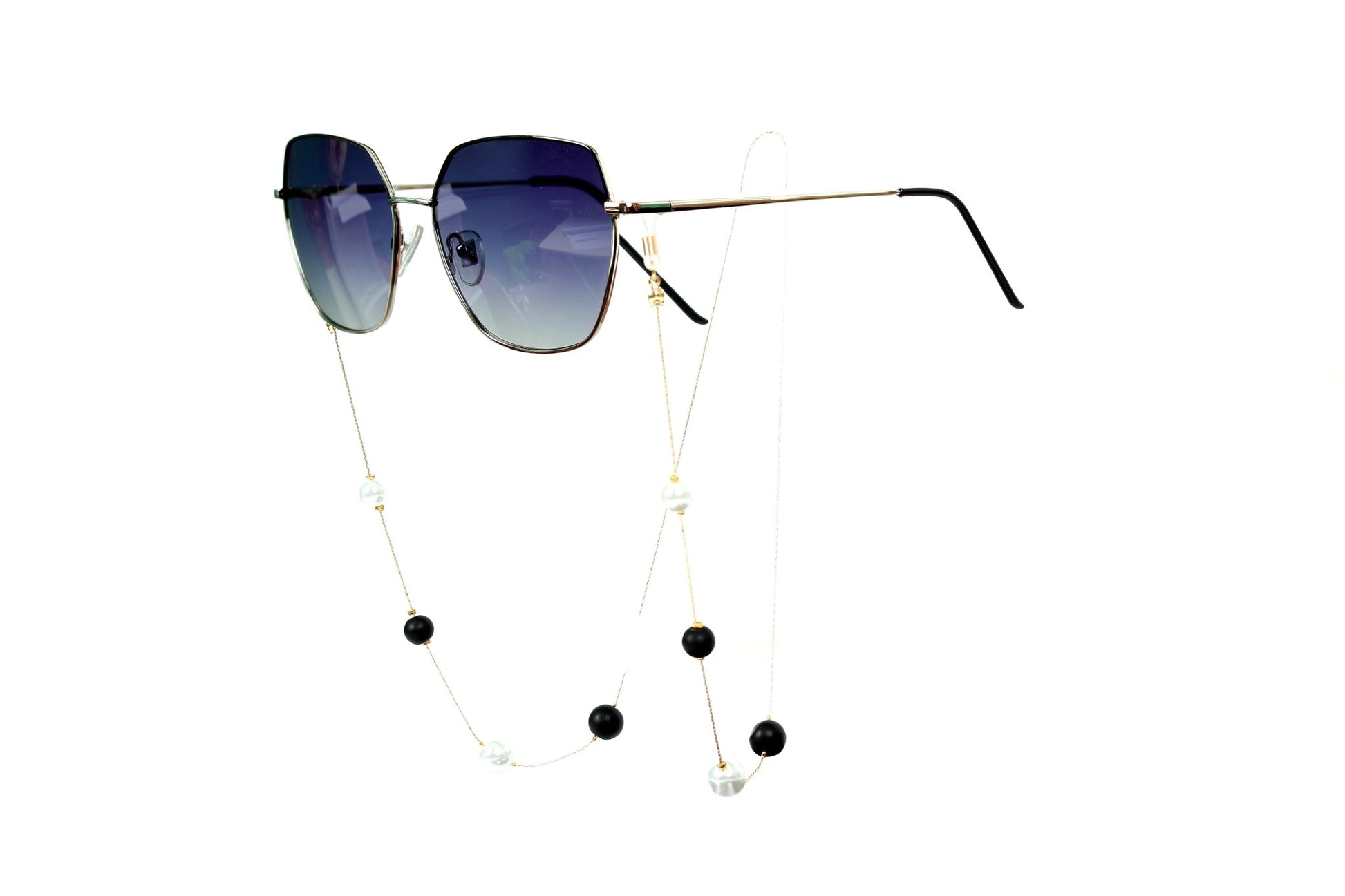 Sunglasses & Eyewear Pearl Metal Chain - Pearl - Gio Mia by Feray