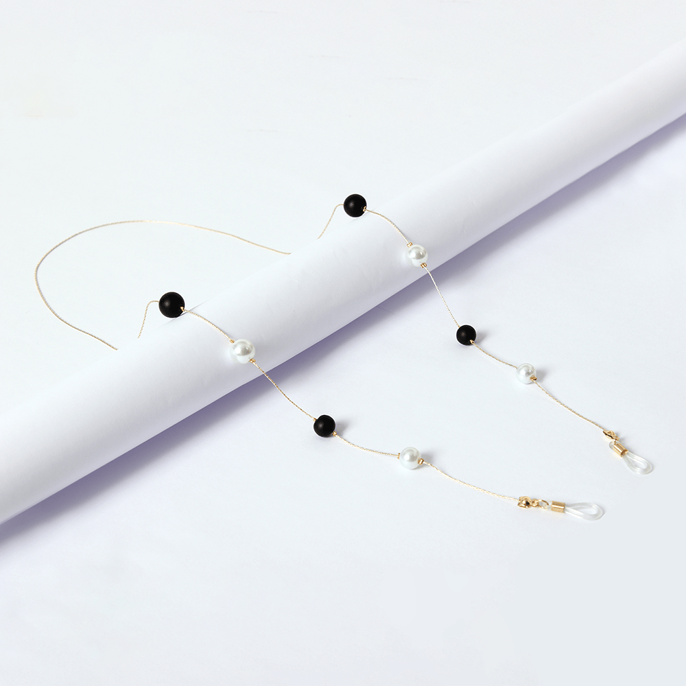 Sunglasses & Eyewear Pearl Metal Chain - Pearl - Gio Mia by Feray