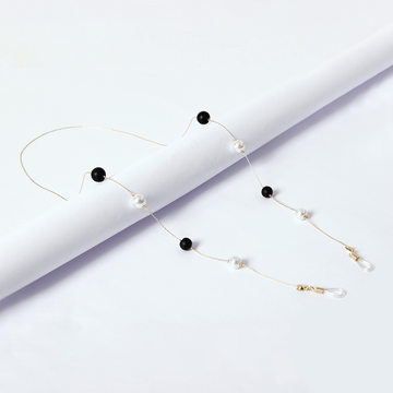 Sunglasses & Eyewear Pearl Metal Chain - Pearl - Gio Mia by Feray