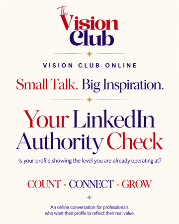 Your LinkedIn Authority Check | Vision Club Online